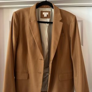 J Crew size 14 camel blazer for women